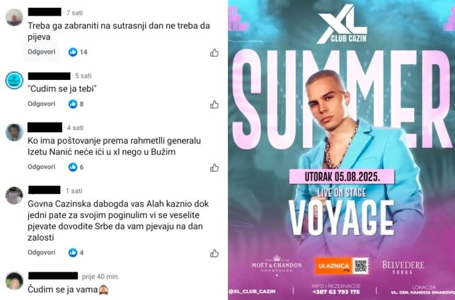 Burne reakcije u Krajini: Koncert srbijanskog repera Voyagea zakazan na dan pogibije Izeta Nanića, organizatori odbijaju otkazati nastup