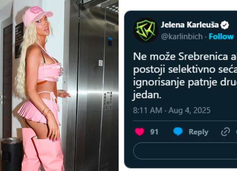 Jelena Karleuša ponovo negirala genocid: Skandaloznom izjavom pokušala izjednačiti Oluju i Srebrenicu