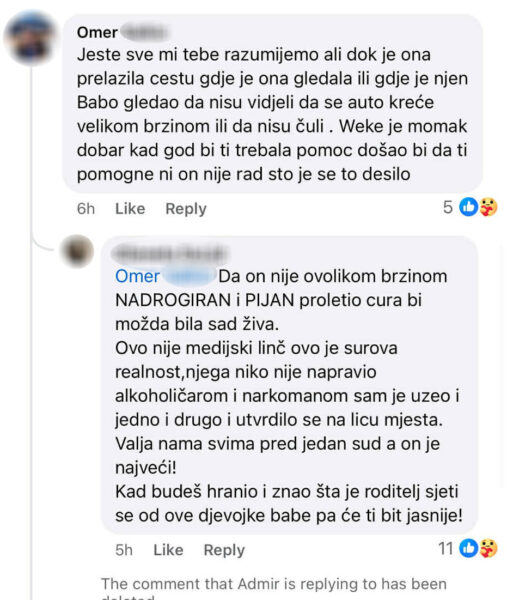 Tragedija u Živinicama: Drogiran i pijan usmrtio Ajlu Nuhanović, pojedinci pokušavaju opravdati vozača